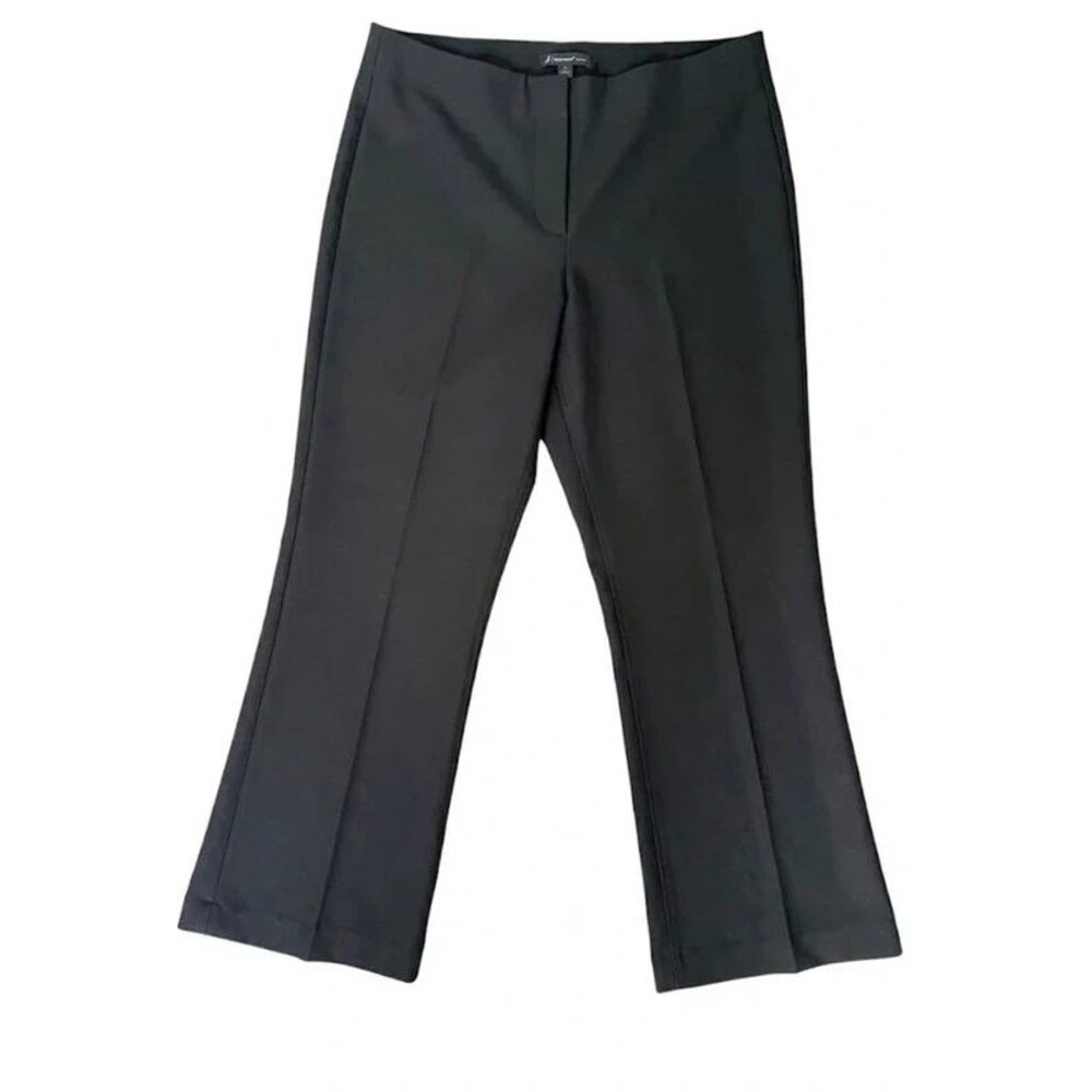 Adrianna Papell Black Flare Pull On Trousers Pants Size 10 NWT